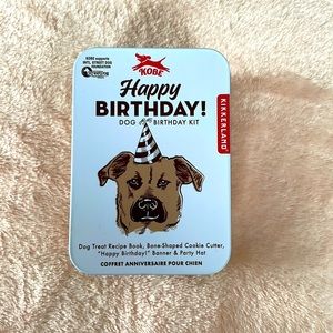 Doggie birthday celebration tin